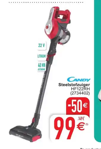 Cora Candy Steelstofzuiger HF122RH aanbieding