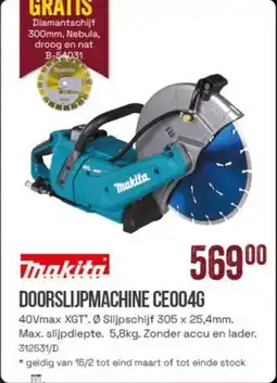 Meno Makita Doorslijpmachine CE004G aanbieding