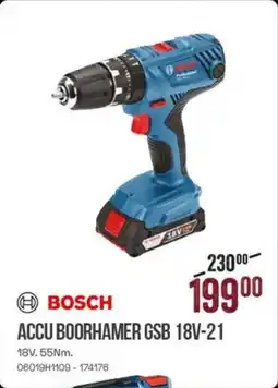 Meno Bosch Accu Boorhamer GSB 18V-21 aanbieding