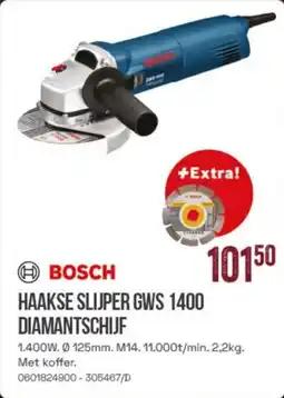 Meno Bosch Haakse Slijper GES 1400 Diamantschijf aanbieding