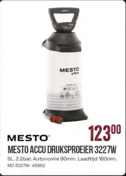 Meno Mesto Accu Druksproeier 3227W aanbieding
