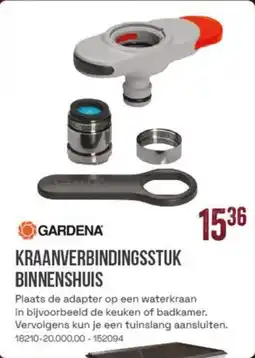 Meno Gardena Kraanverbindingsstuk Binnenshuis aanbieding