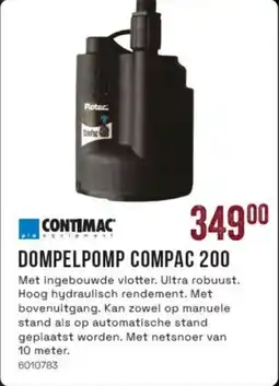Meno Contimac Dompelpomp Compac 200 aanbieding