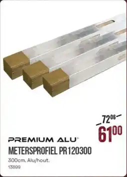 Meno Premium Alu Metersprofiel PR 120300 aanbieding