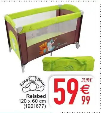Cora Reisbed 120 x 60 cm aanbieding