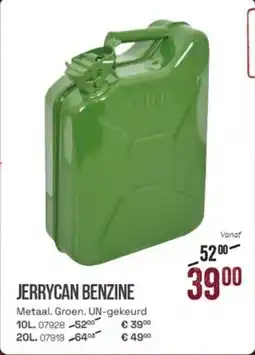 Meno Jerrycan Benzine aanbieding