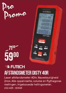 Meno Futech Afstandsmeter Disty 40R aanbieding