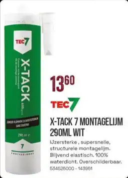 Meno TEC7 X-Tack 7 Montagelijm Wit aanbieding