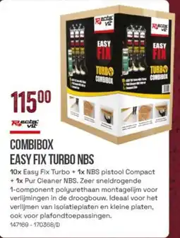 Meno Recta Vil Combibox Easy Fix Turbo NBS aanbieding