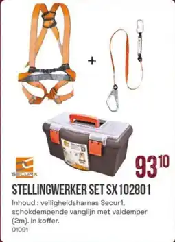 Meno Securx Stellingwerker Set SX 102801 aanbieding