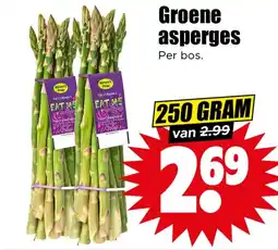 Dirk Groene Asperges aanbieding