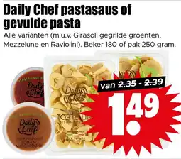 Dirk Daily Chef Pastasaus of Gevulde Pasta aanbieding