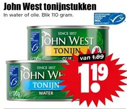 Dirk John West Tonijnstukken aanbieding