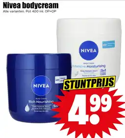 Dirk Nivea Bodycream aanbieding