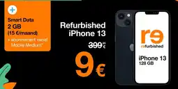 Orange Refurbished iPhone 13 aanbieding