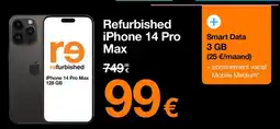 Orange Refurbished iPhone 14 Pro Max aanbieding