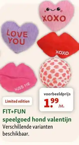 Maxi Zoo Fit+fun speelgoed hond valentijn aanbieding
