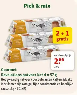 Maxi Zoo Gourmet Revelations natvoer kat aanbieding