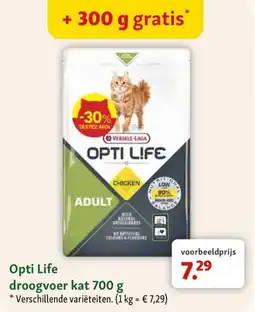 Maxi Zoo Opti Life droogvoer kat aanbieding