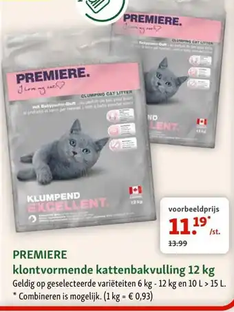 Premiere klontvormende kattenbakvulling