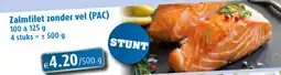 Aronde Zalmfilet zonder vel PAC aanbieding