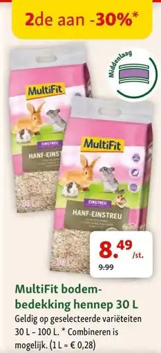 Maxi Zoo MultiFit bodem bedekking hennep aanbieding