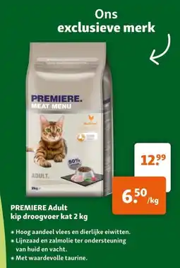 Maxi Zoo Premiere adult kip droogvoer kat aanbieding