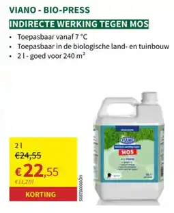 Horta Viano Bio Press aanbieding