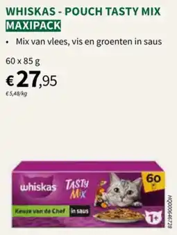 Horta Whiskas Pouch Tasty Mix aanbieding