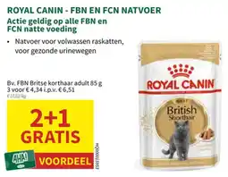 Horta Royal Canin FBN en FCN Natvoer aanbieding
