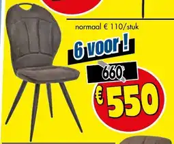 Budget Meubelen Stoelenaktie aanbieding