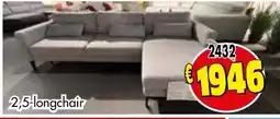 Budget Meubelen 2,5-longchair aanbieding