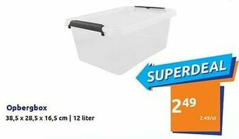Action Opbergbox aanbieding