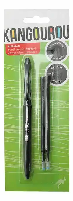 Dreamland Kangourou rollerball + 2 navullingen zwart aanbieding