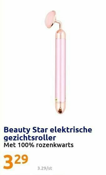 Action Beauty star elektrische gezichtsroller aanbieding