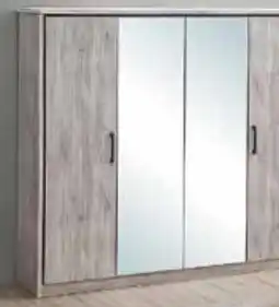 Budget Meubelen 4 Deurs Kleerkast aanbieding