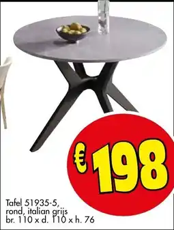Budget Meubelen Tafel aanbieding