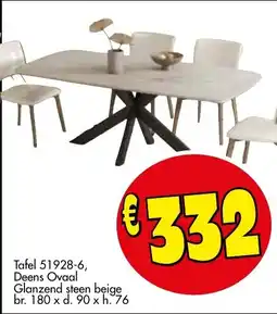 Budget Meubelen Tafel aanbieding