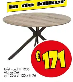 Budget Meubelen Tafel aanbieding