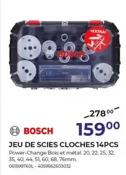 Meno Bosch Jeu De Scies Cloches aanbieding