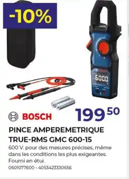 Meno Bosch Pince Amperemetrique True-RMS GMC 600-15 aanbieding