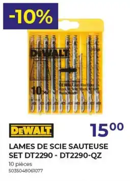 Meno DeWalt Lames De Scie Sauteuse Set DT2290 - DT2290-QZ aanbieding