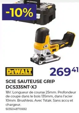 Meno DeWalt Scie Sauteuse Grip DCS335NT-XJ aanbieding