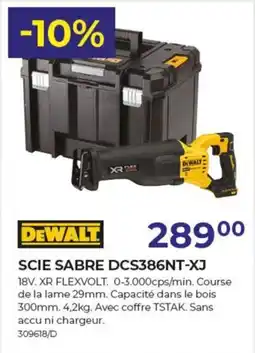 Meno Dewalt Scie Sabre DCS386NT-XJ aanbieding