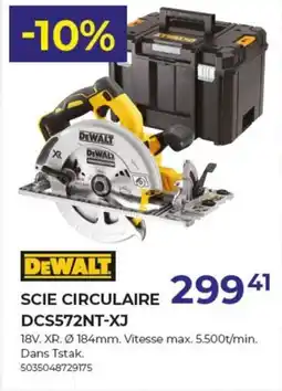 Meno DeWalt Scie Circulaire DCS572NT-XJ aanbieding
