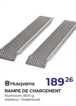 Meno Husqvarna Rampe de Chargement aanbieding