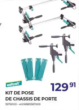 Meno Wolfcraft Kit De Pose De Chassis De Porte aanbieding