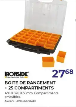 Meno Ironside Boite de Rangement + 25 Compartiments aanbieding