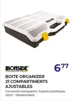 Meno Ironside Boite Organizer 21 Compartiments Ajustables aanbieding
