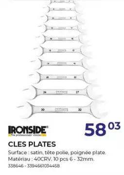 Meno Ironside Cles Plates aanbieding